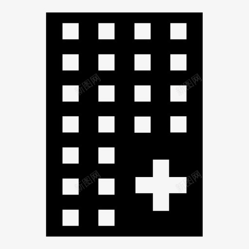 医院诊所医院大楼图标svg_新图网 https://ixintu.com 医疗 医疗大楼 医院 医院大楼 地图 诊所