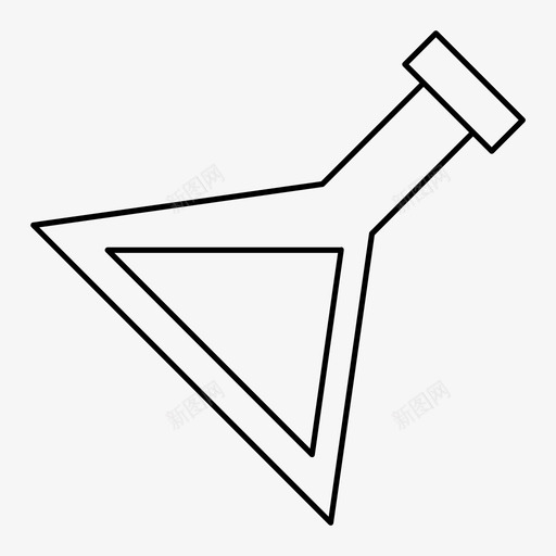 锥形瓶化学教育图标svg_新图网 https://ixintu.com 化学 实验室 教育 教育四季 科学 锥形瓶