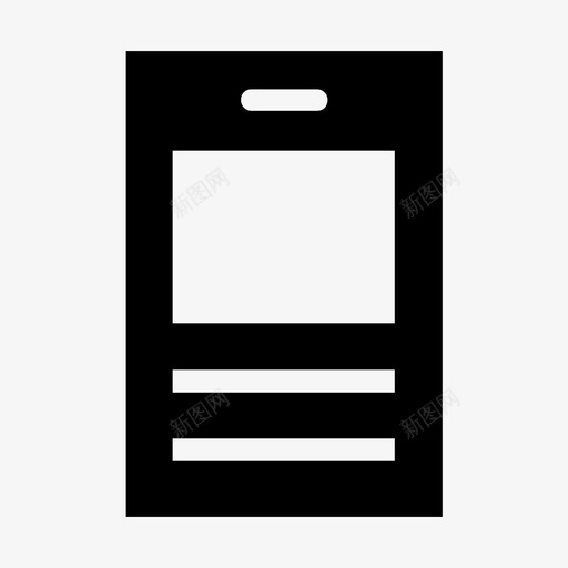 身份证照片标签图标svg_新图网 https://ixintu.com 标签 照片 身份证