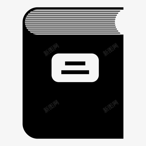 精装书书名小说图标svg_新图网 https://ixintu.com 书名 厚书 小说 工作簿 精装书