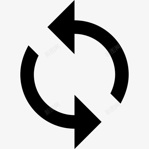 同步箭头材质单色图标svg_新图网 https://ixintu.com 单色 同步箭头 材质设计