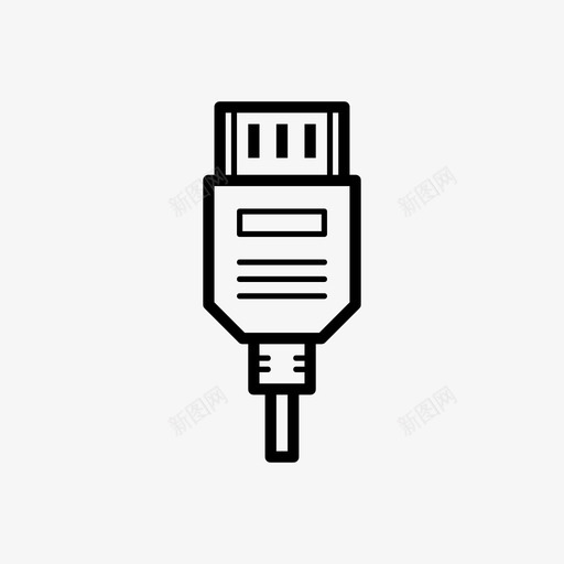 hdmi电缆连接器计算机硬件线路图标svg_新图网 https://ixintu.com hdmi电缆 计算机硬件线路 连接器