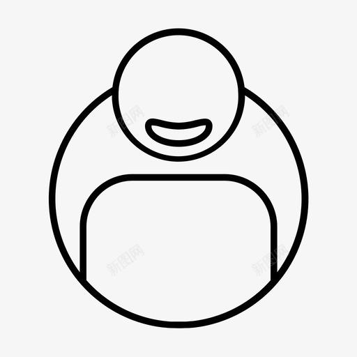 用户头像人物图标svg_新图网 https://ixintu.com 个人资料 人物 头像 照片 用户