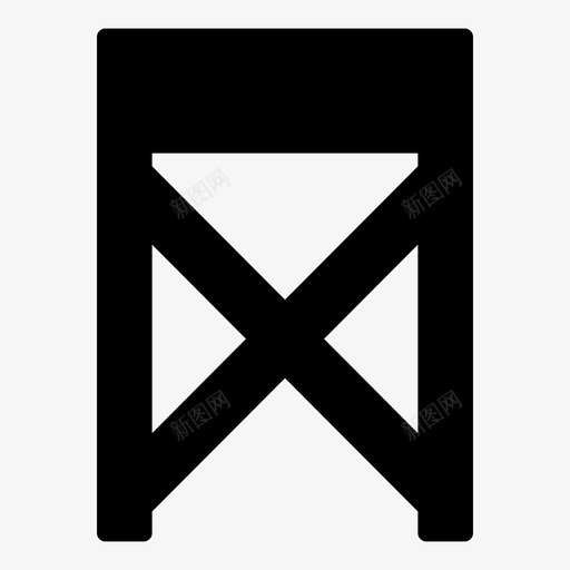 凳子椅子家具图标svg_新图网 https://ixintu.com 凳子 家具 椅子
