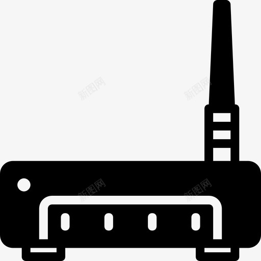 路由器电缆连接器图标svg_新图网 https://ixintu.com smashicons连接器 实心电缆 电缆 路由器 连接器