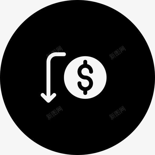 收付款银行货币图标svg_新图网 https://ixintu.com 交易 交易轮实差 收付款 货币 银行