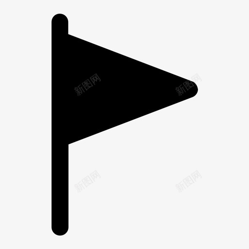 旗子终点胜利图标svg_新图网 https://ixintu.com 旗子 终点 胜利