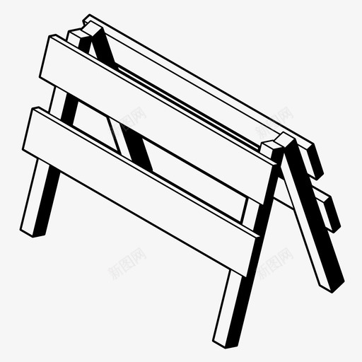 交通屏障控制限制图标svg_新图网 https://ixintu.com 交通屏障 在建 在建工程 控制 限制