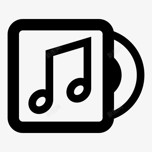 乙烯基唱片光盘音乐图标svg_新图网 https://ixintu.com 乙烯基唱片 光盘 有用的图标音乐 音乐 音乐专辑
