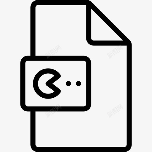 游戏文件功能界面图标svg_新图网 https://ixintu.com 功能 文件功能概述集合 游戏文件 界面 类型