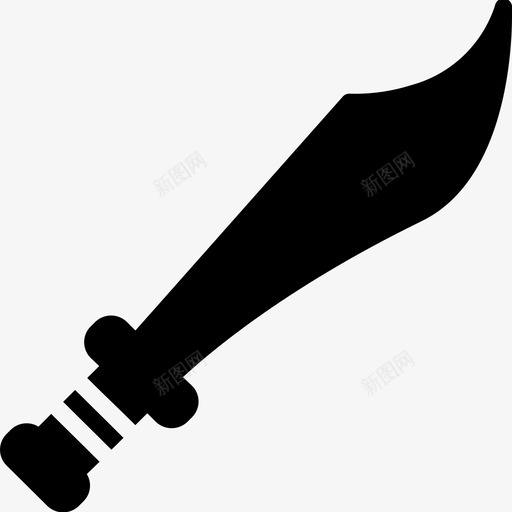 剑防御武士图标svg_新图网 https://ixintu.com 剑 武器 武器装备 武士 防御