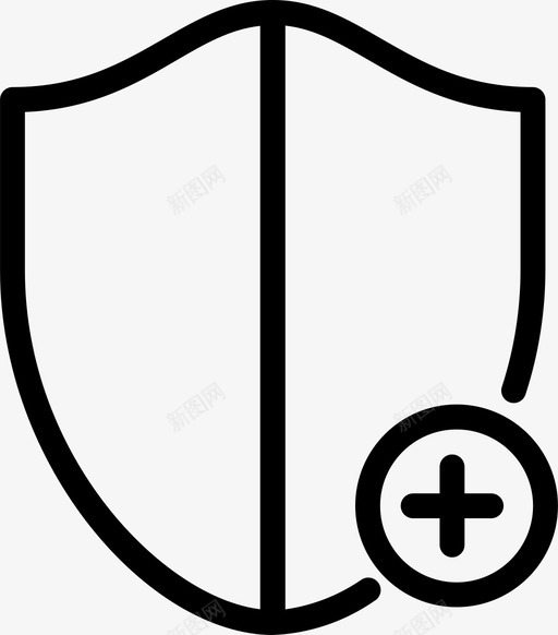 保护添加电子商务图标svg_新图网 https://ixintu.com 保护添加 电子商务