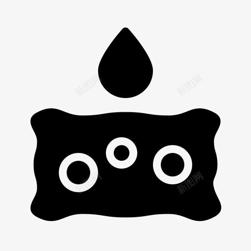 吸收海绵其他图标svg_新图网 https://ixintu.com 其他 吸收 海绵