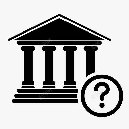 未知银行银行账户经济图标svg_新图网 https://ixintu.com 常见问题 教育机构 未知银行 经济 金融机构 银行账户