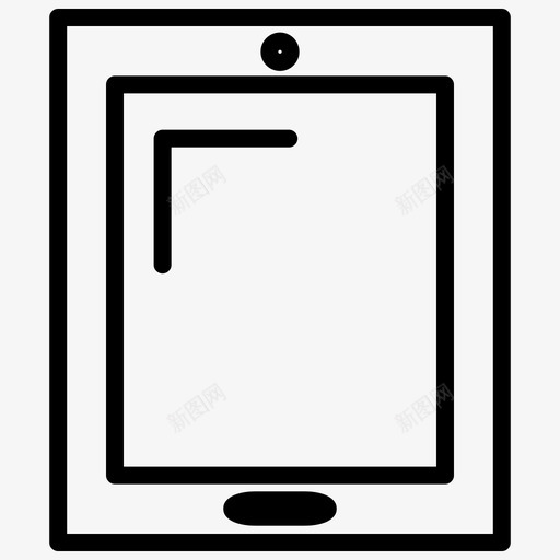 我的电话通讯信息图标svg_新图网 https://ixintu.com 互动 信息 基本 平板电脑 我的电话 通讯