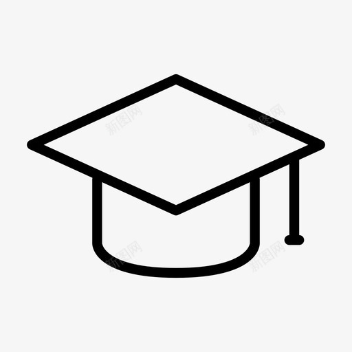 教育学院学位图标svg_新图网 https://ixintu.com 学位 学院 教育