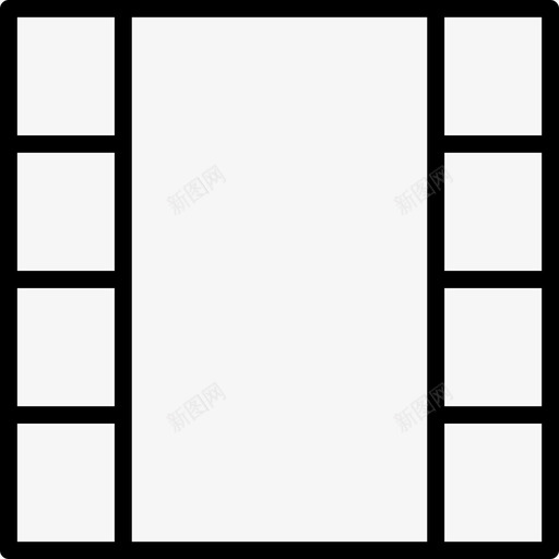 电影播放视频图标svg_新图网 https://ixintu.com 播放 用户界面 电影 视频