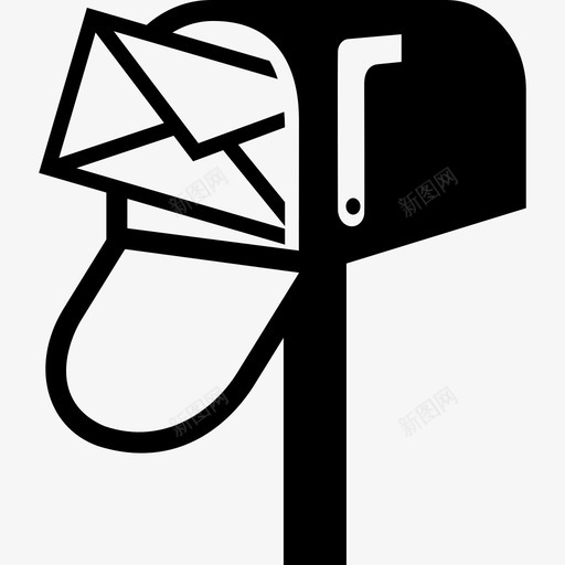 收件箱邮件空邮箱图标svg_新图网 https://ixintu.com 收件箱邮件 空 邮箱