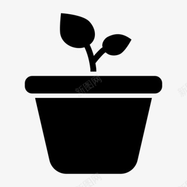 采购产品园艺植物盆栽植物图标图标