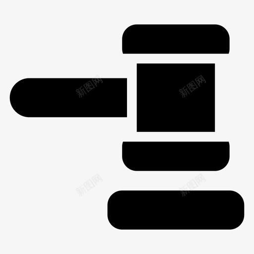 锤子建筑木槌图标svg_新图网 https://ixintu.com 100个商业雕文 修理 工作 建筑 木槌 锤子 锯