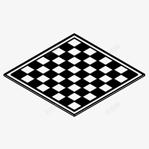 国际象棋桌象棋桌跳棋图标svg_新图网 https://ixintu.com 国际象棋桌 战术 桌上游戏 策略 象棋桌 跳棋