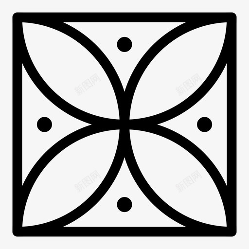 花卉图案图案和网格图标svg_新图网 https://ixintu.com 图案和网格 花卉图案