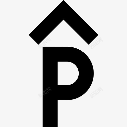 停车标志地图和旗帜poi公共场所图标svg_新图网 https://ixintu.com poi公共场所 停车标志 地图和旗帜