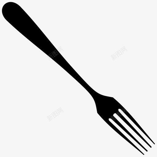 叉子食物厨房图标svg_新图网 https://ixintu.com 厨房 叉子 食物 餐厅