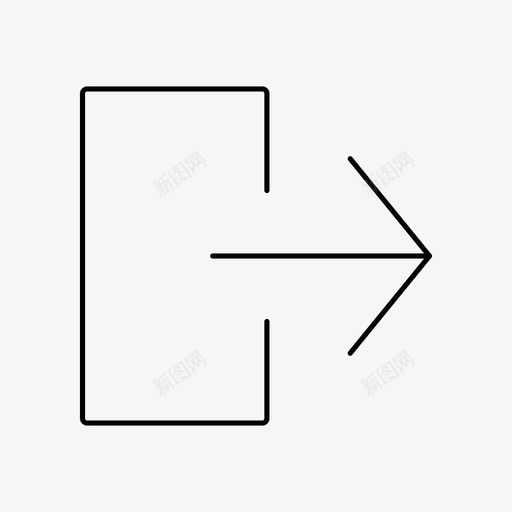 退出注销注销退出图标svg_新图网 https://ixintu.com 注销 注销退出 退出