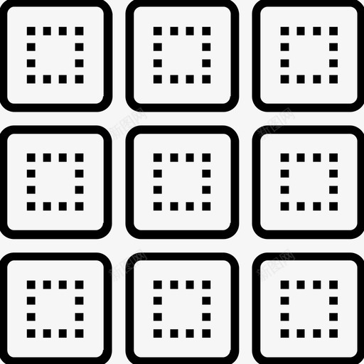 网格布局集合网格web图标svg_新图网 https://ixintu.com 1400个web和seo平面线图标 web web网格 网格布局 集合网格