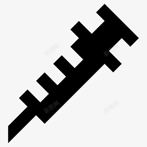 注射医疗注射器图标svg_新图网 https://ixintu.com 医疗 医疗保健 注射 注射器 疫苗