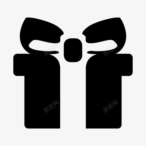 礼物圣诞节礼盒图标svg_新图网 https://ixintu.com 圣诞节 礼物 礼盒