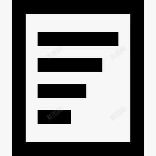 文件左对齐对齐文档图标svg_新图网 https://ixintu.com 对齐 文件左对齐 文本对齐 文档