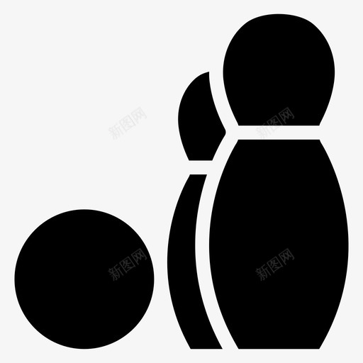 保龄球球沸腾图标svg_新图网 https://ixintu.com 保龄球 沸腾 游戏 球 运动 酒店和餐厅雕文