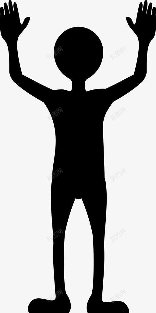 人物姿势使用者图标svg_新图网 https://ixintu.com 人物 使用者 姿势 小人物动作第1部分