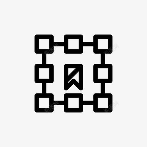 引用书签第一个图标svg_新图网 https://ixintu.com 书签 引用 第一个