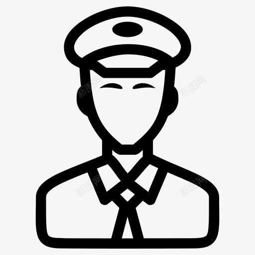 水手船长胡子图标svg_新图网 https://ixintu.com 水手 胡子 船 船长 西装 领航员