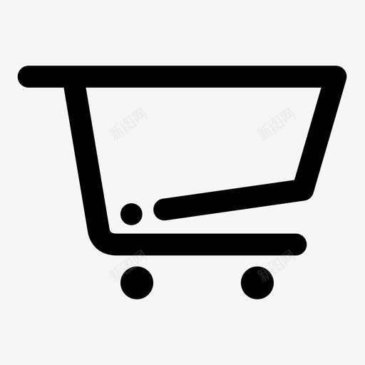 购物车商店手推车图标svg_新图网 https://ixintu.com 商店 手推车 购物车