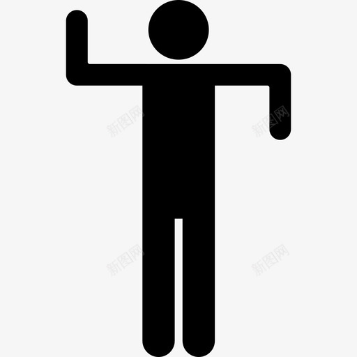 锻炼轮廓人人2图标svg_新图网 https://ixintu.com 人 人2 锻炼轮廓