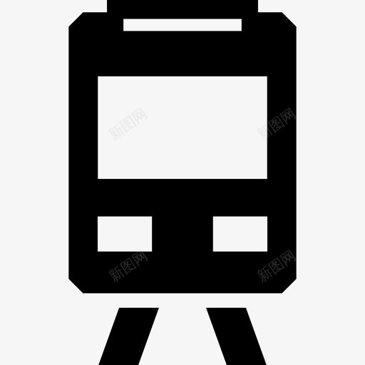 列车前视图运输poi路线图图标svg_新图网 https://ixintu.com poi路线图 列车前视图 运输