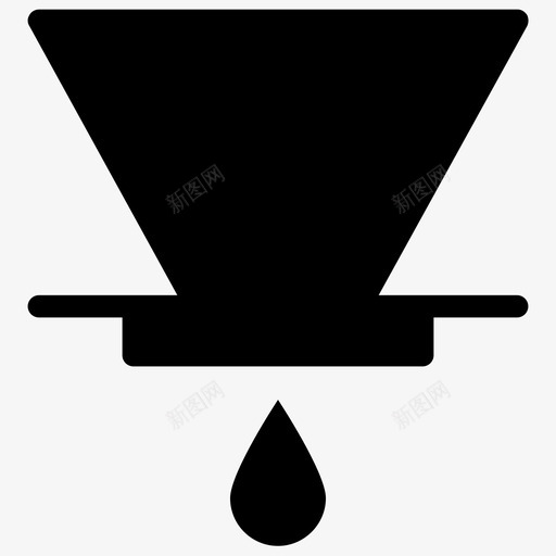 倒过来咖啡滴水图标svg_新图网 https://ixintu.com v60 倒过来 咖啡 哈里奥 滴水 过滤