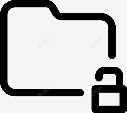 文件夹可用文档图标svg_新图网 https://ixintu.com 可用 数字文件夹 文件 文件夹 文档 未保护 未锁定
