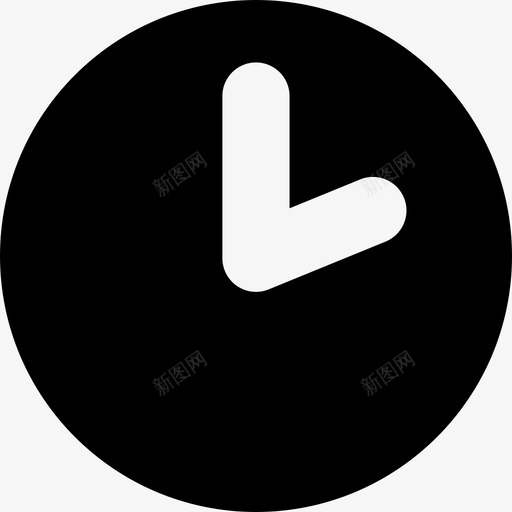 普通时钟联网准时图标svg_新图网 https://ixintu.com 准时 普通时钟 联网