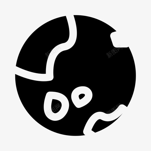 地球行星太空图标svg_新图网 https://ixintu.com 地球 太空 行星