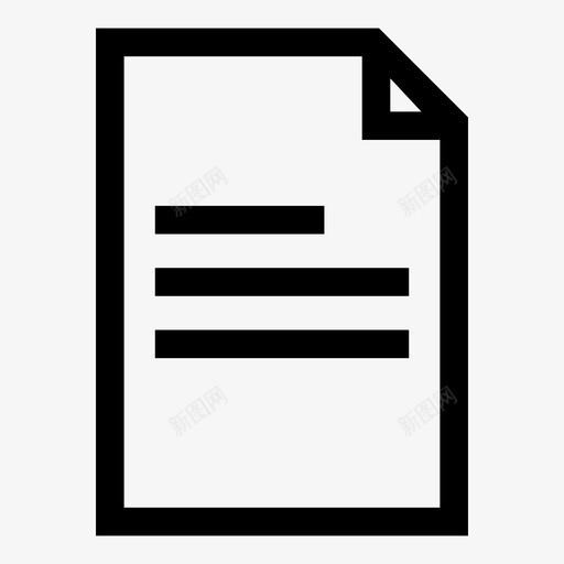 模板对齐左对齐图标svg_新图网 https://ixintu.com 对齐 左对齐 模板 纸张