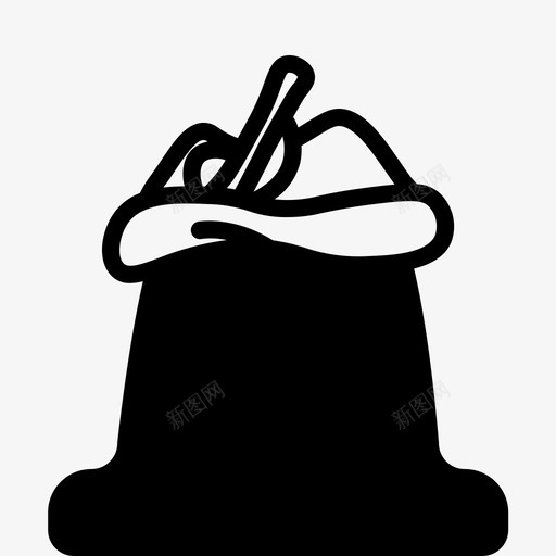 麻袋肉桂调味料图标svg_新图网 https://ixintu.com 厨房调味料 肉桂 调味料 香料 麻袋