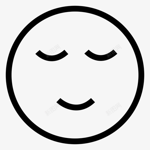 情感表情符号本质图标svg_新图网 https://ixintu.com 微笑 情感 情绪线图标 感觉 本质 脸 表情符号
