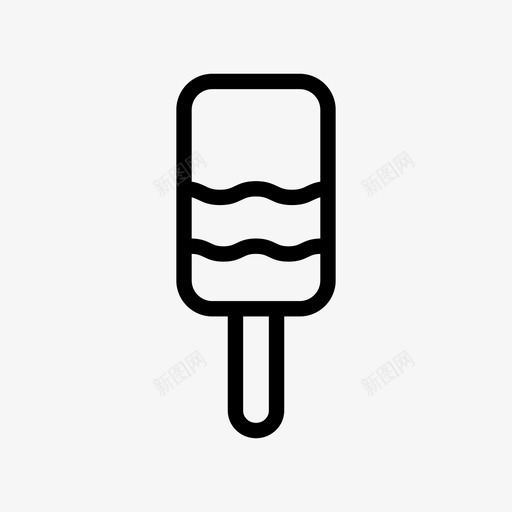 冰棍美味甜点图标svg_新图网 https://ixintu.com 冰棍 冰激凌 甜点 美味 食物