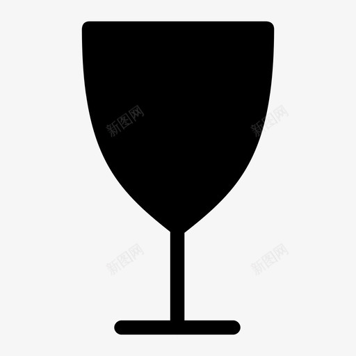 鸡尾酒杯饮料水图标svg_新图网 https://ixintu.com 水 饮料 鸡尾酒杯