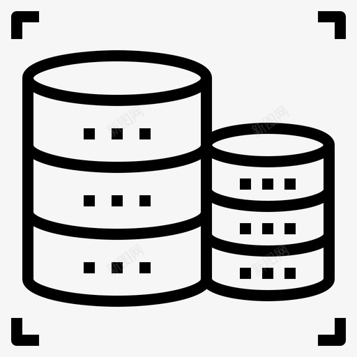 数据库存取商业图标svg_新图网 https://ixintu.com 商业 存取 数据分析 数据库 科学 计算机